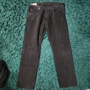 Polo Ralph Lauren Black Denim Jeans Men’s Classic Straight Leg 36x32 Vintage